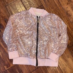 Girls Sequin Jacket. Size 5/6  NWOT